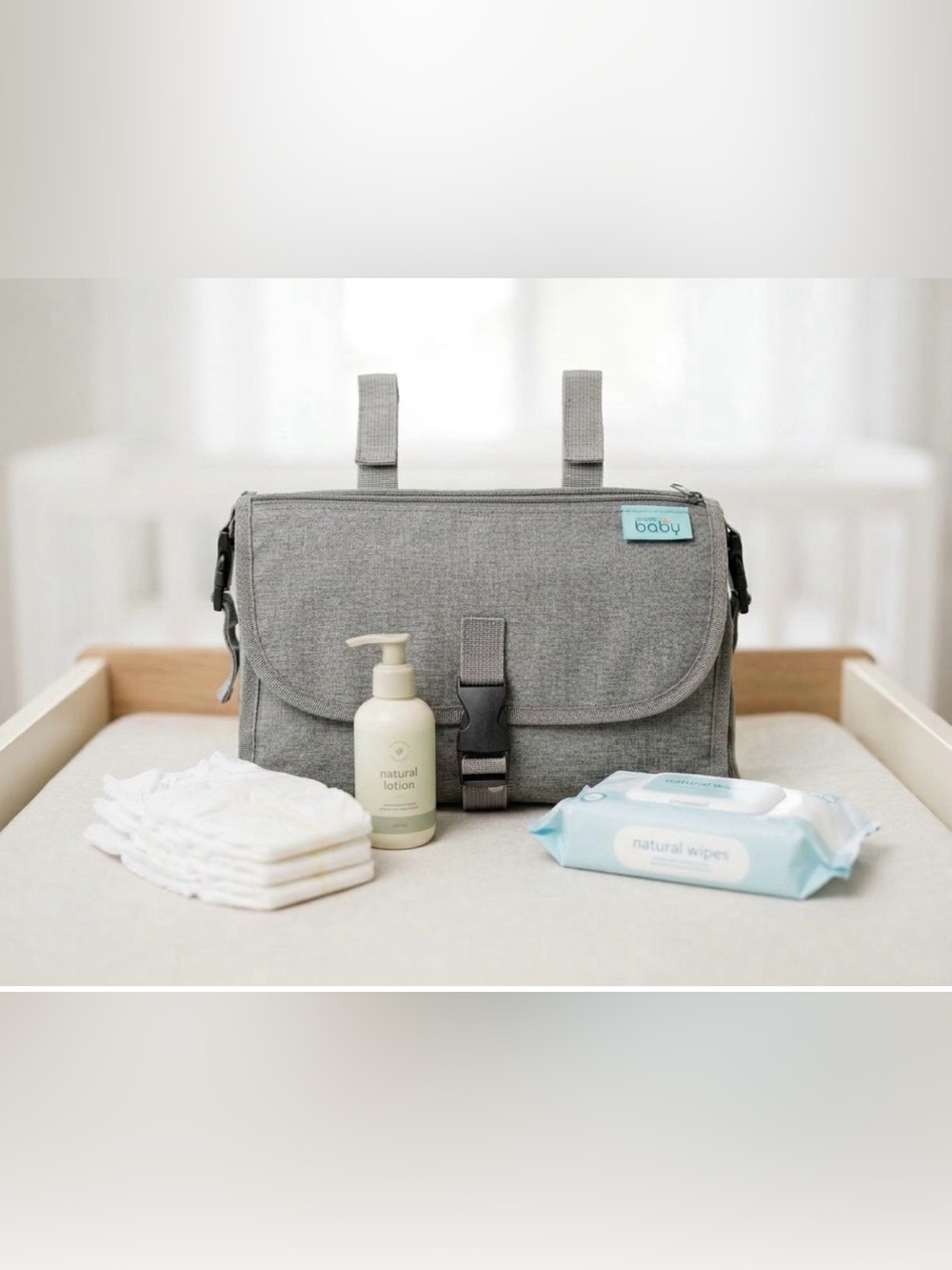 Kopi Gray Travel Changing Pad
